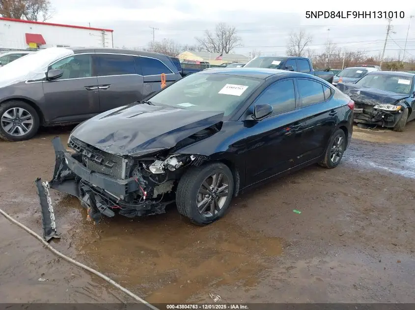 5NPD84LF9HH131010 2017 Hyundai Elantra Se