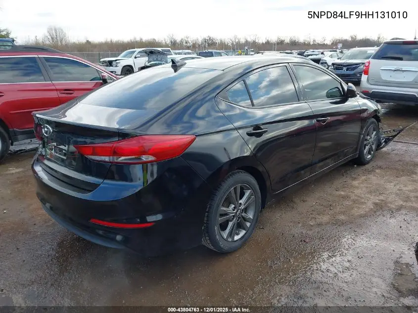 5NPD84LF9HH131010 2017 Hyundai Elantra Se