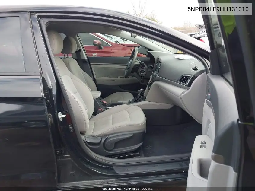 5NPD84LF9HH131010 2017 Hyundai Elantra Se