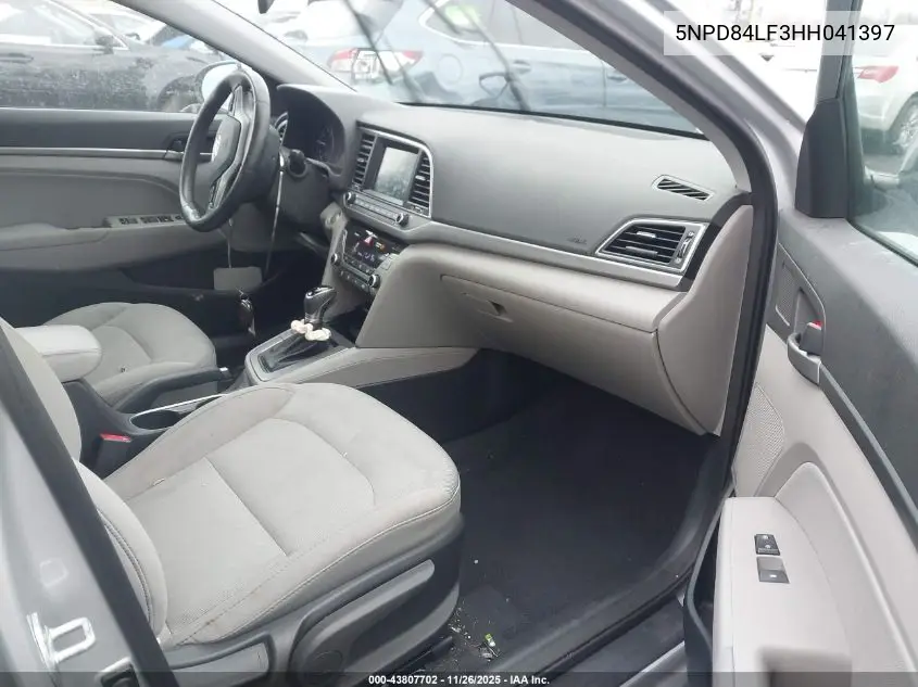 5NPD84LF3HH041397 2017 Hyundai Elantra Se