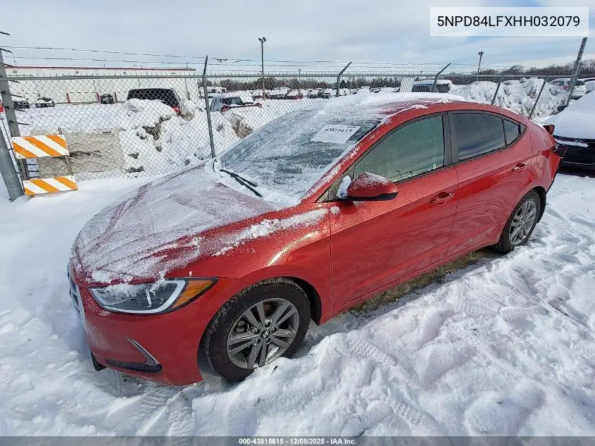 5NPD84LFXHH032079 2017 Hyundai Elantra Se