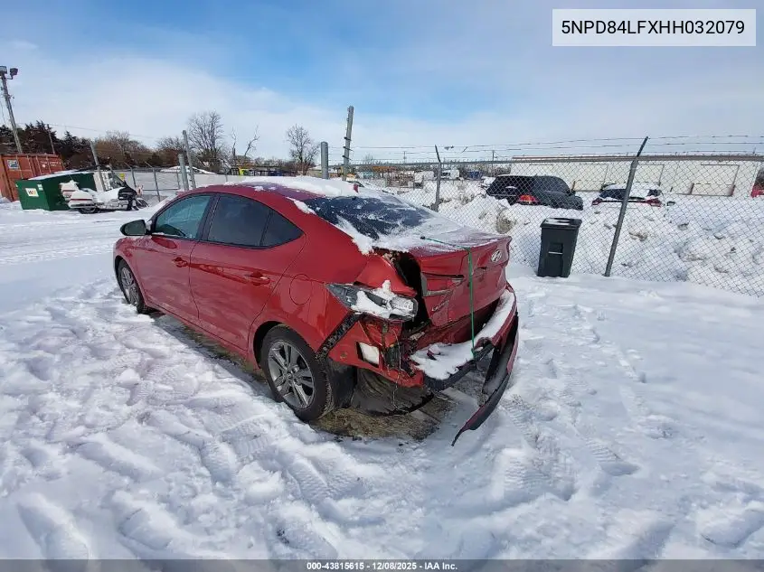 5NPD84LFXHH032079 2017 Hyundai Elantra Se