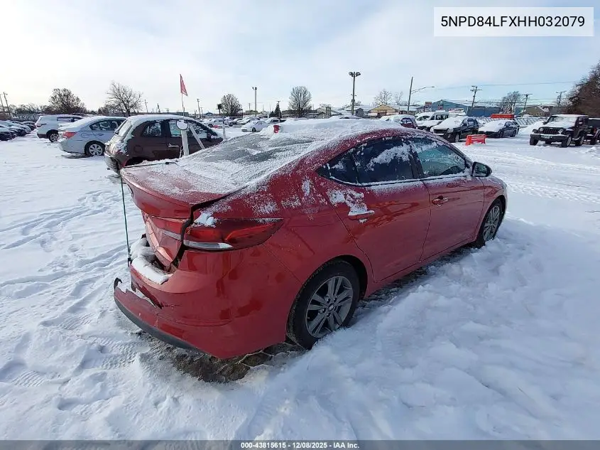 5NPD84LFXHH032079 2017 Hyundai Elantra Se