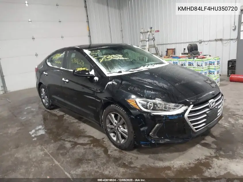 KMHD84LF4HU350720 2017 Hyundai Elantra Value Edition
