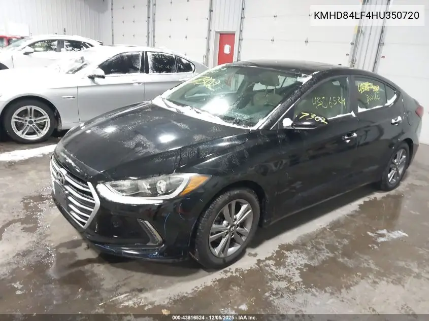KMHD84LF4HU350720 2017 Hyundai Elantra Value Edition