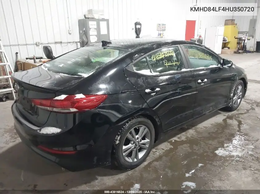 KMHD84LF4HU350720 2017 Hyundai Elantra Value Edition