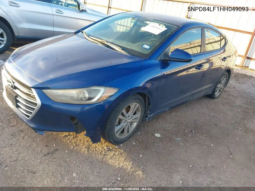 5NPD84LF1HH049093 2017 Hyundai Elantra Se