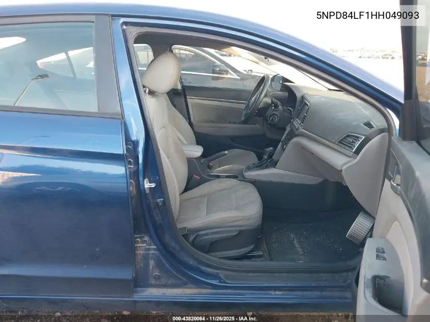 5NPD84LF1HH049093 2017 Hyundai Elantra Se