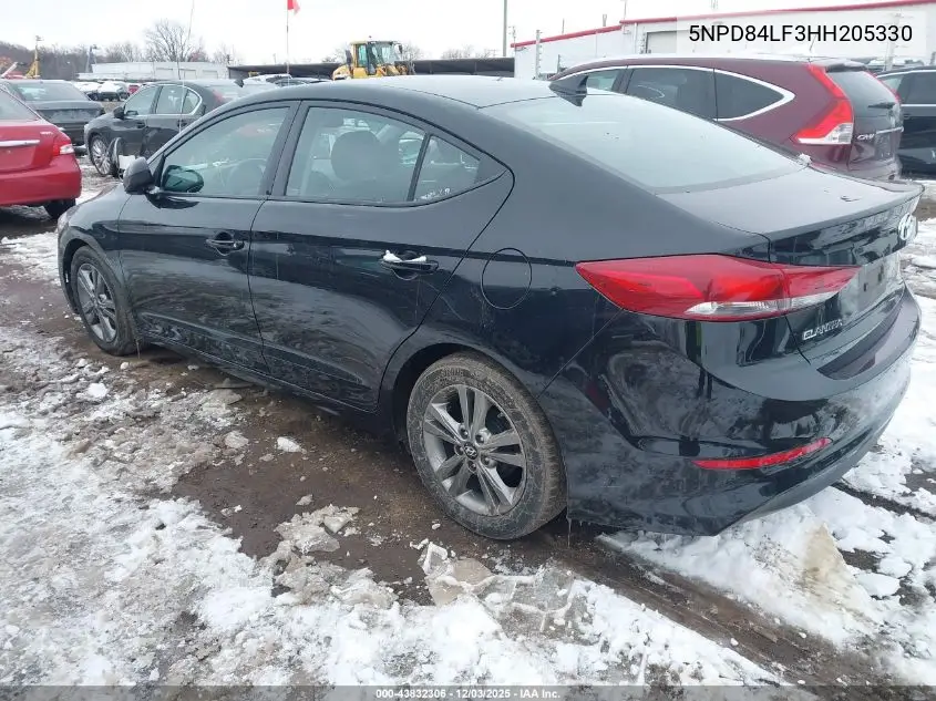 5NPD84LF3HH205330 2017 Hyundai Elantra Value Edition
