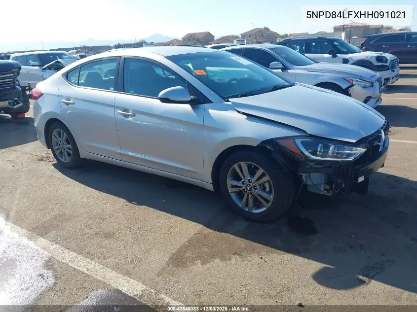 5NPD84LFXHH091021 2017 Hyundai Elantra Se