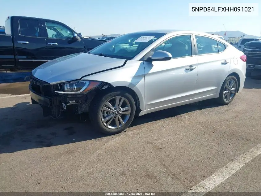 5NPD84LFXHH091021 2017 Hyundai Elantra Se