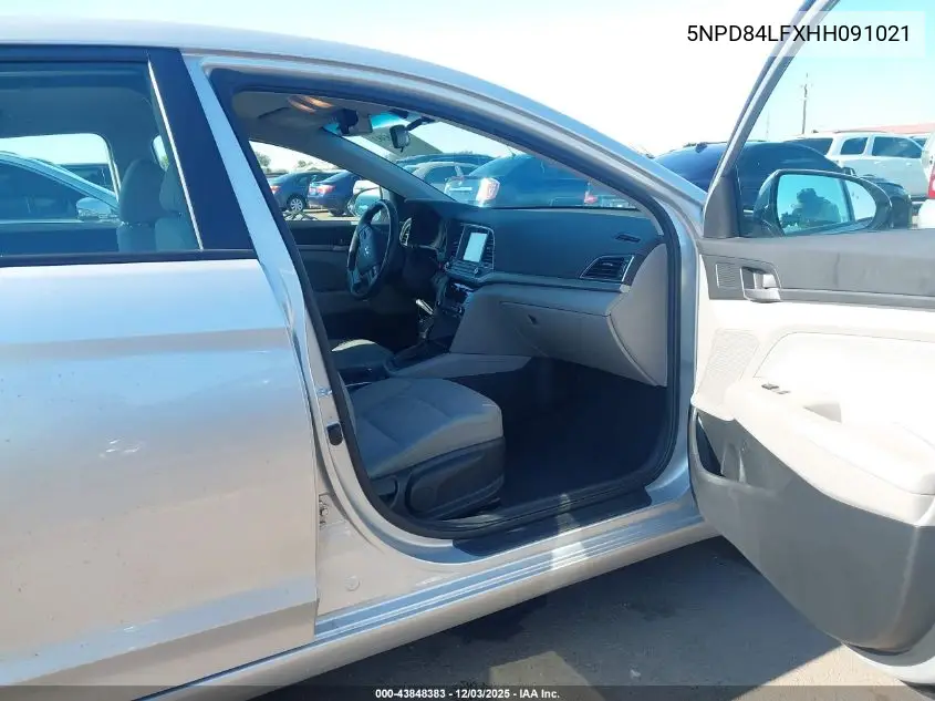 5NPD84LFXHH091021 2017 Hyundai Elantra Se