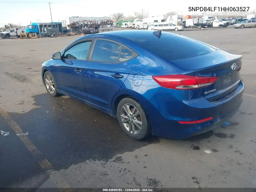 5NPD84LF1HH063527 2017 Hyundai Elantra Se