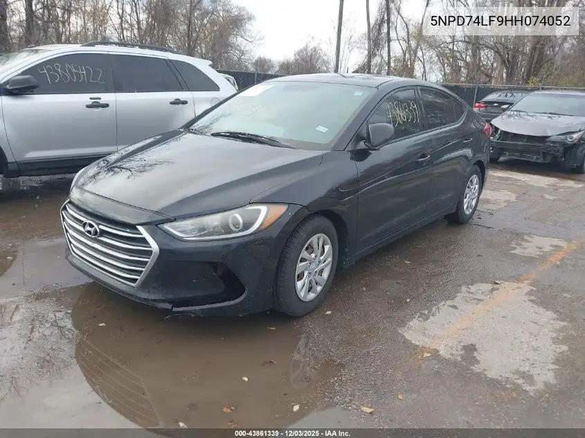 5NPD74LF9HH074052 2017 Hyundai Elantra Se