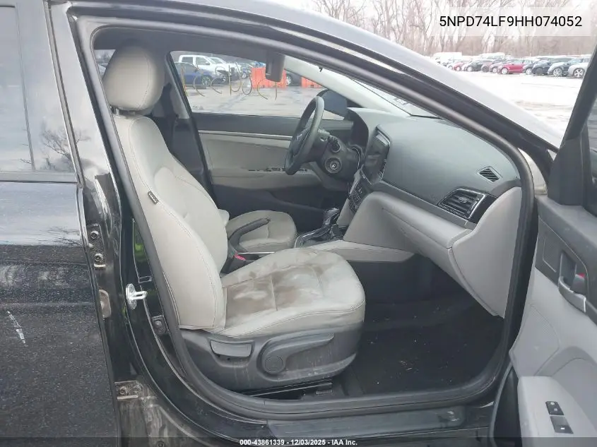 5NPD74LF9HH074052 2017 Hyundai Elantra Se