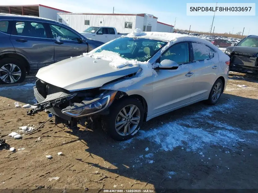 5NPD84LF8HH033697 2017 Hyundai Elantra Se