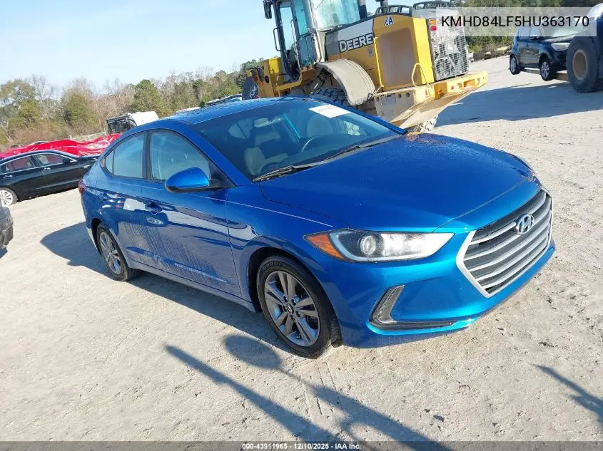 KMHD84LF5HU363170 2017 Hyundai Elantra Value Edition