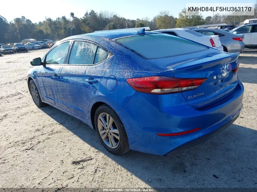 KMHD84LF5HU363170 2017 Hyundai Elantra Value Edition