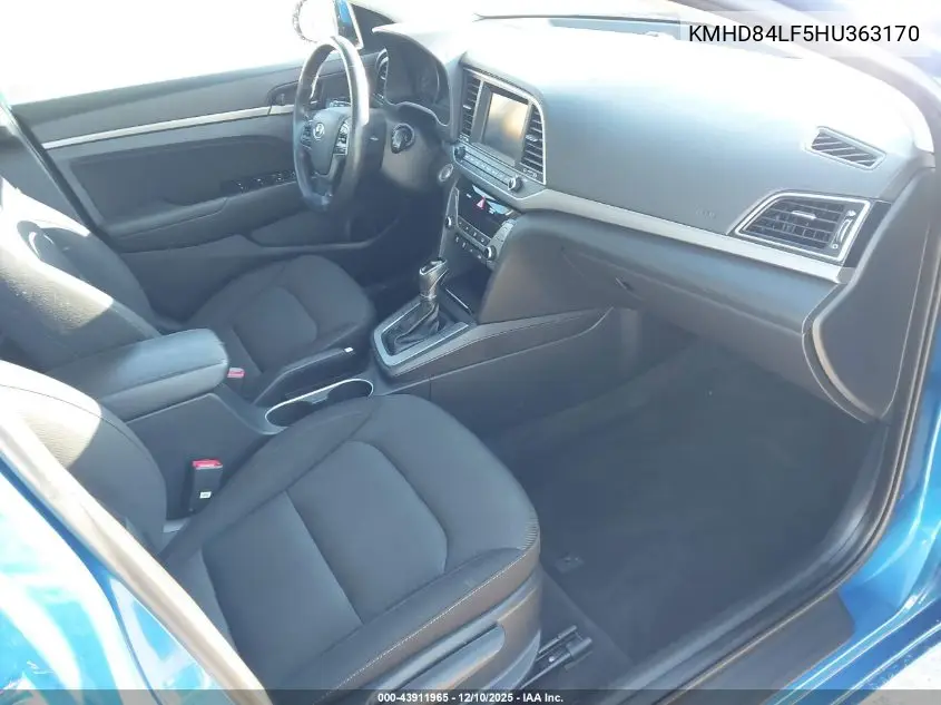 KMHD84LF5HU363170 2017 Hyundai Elantra Value Edition