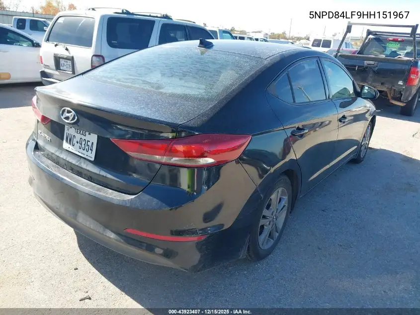 5NPD84LF9HH151967 2017 Hyundai Elantra Value Edition