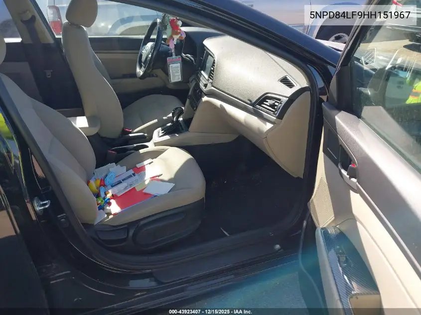 5NPD84LF9HH151967 2017 Hyundai Elantra Value Edition