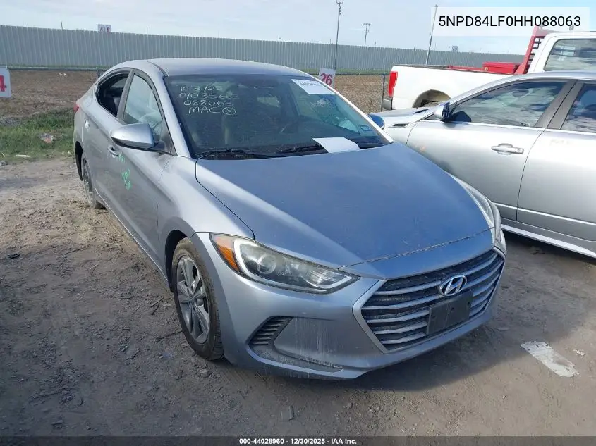 5NPD84LF0HH088063 2017 Hyundai Elantra Se