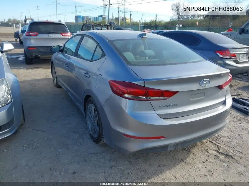 5NPD84LF0HH088063 2017 Hyundai Elantra Se