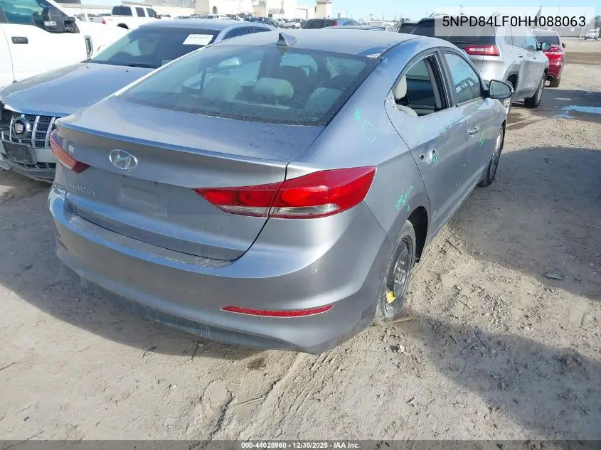 5NPD84LF0HH088063 2017 Hyundai Elantra Se