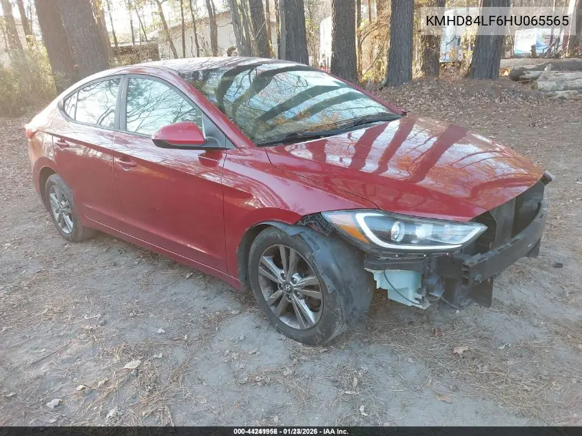KMHD84LF6HU065565 2017 Hyundai Elantra Se