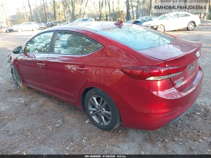 KMHD84LF6HU065565 2017 Hyundai Elantra Se