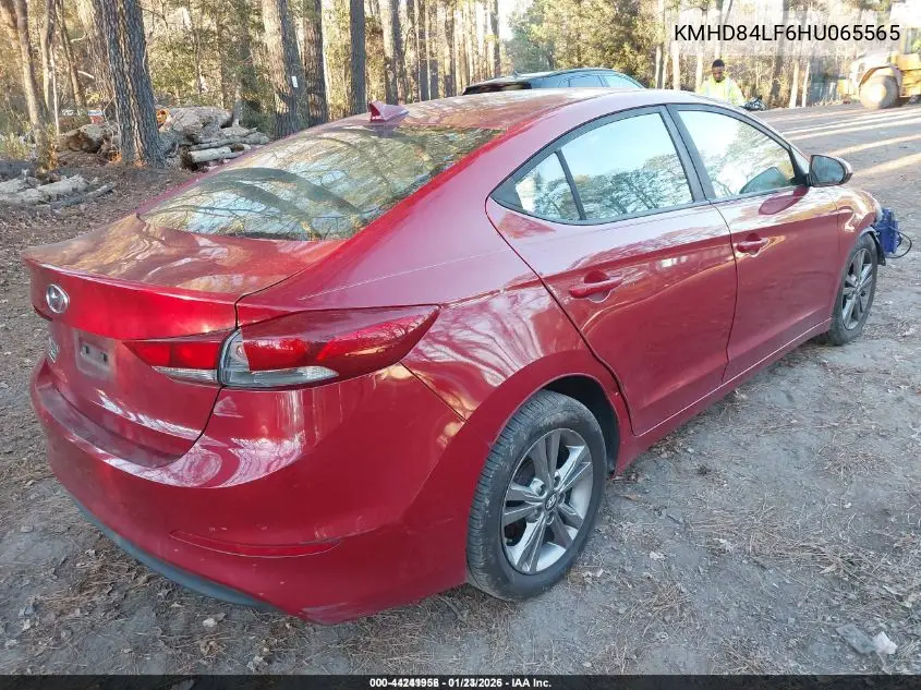 KMHD84LF6HU065565 2017 Hyundai Elantra Se