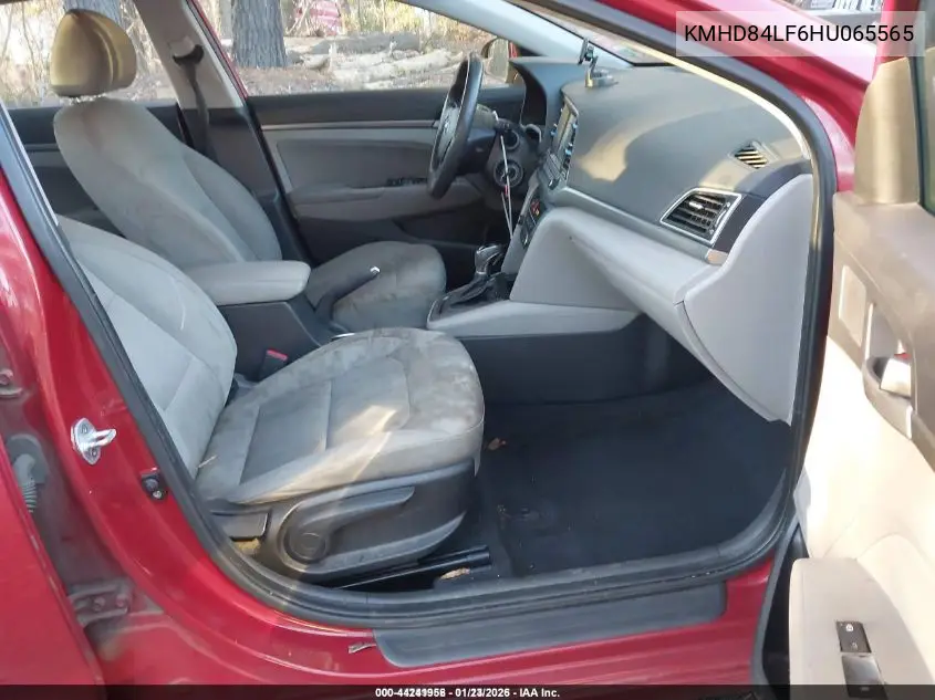 KMHD84LF6HU065565 2017 Hyundai Elantra Se
