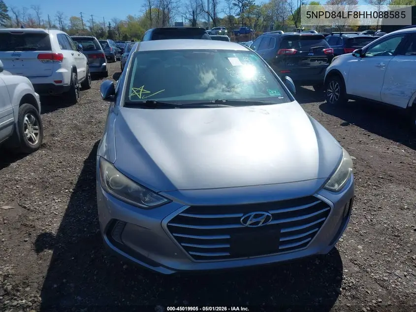 5NPD84LF8HH088585 2017 Hyundai Elantra Se