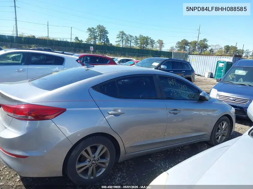 5NPD84LF8HH088585 2017 Hyundai Elantra Se