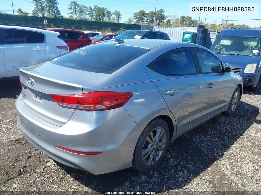 5NPD84LF8HH088585 2017 Hyundai Elantra Se