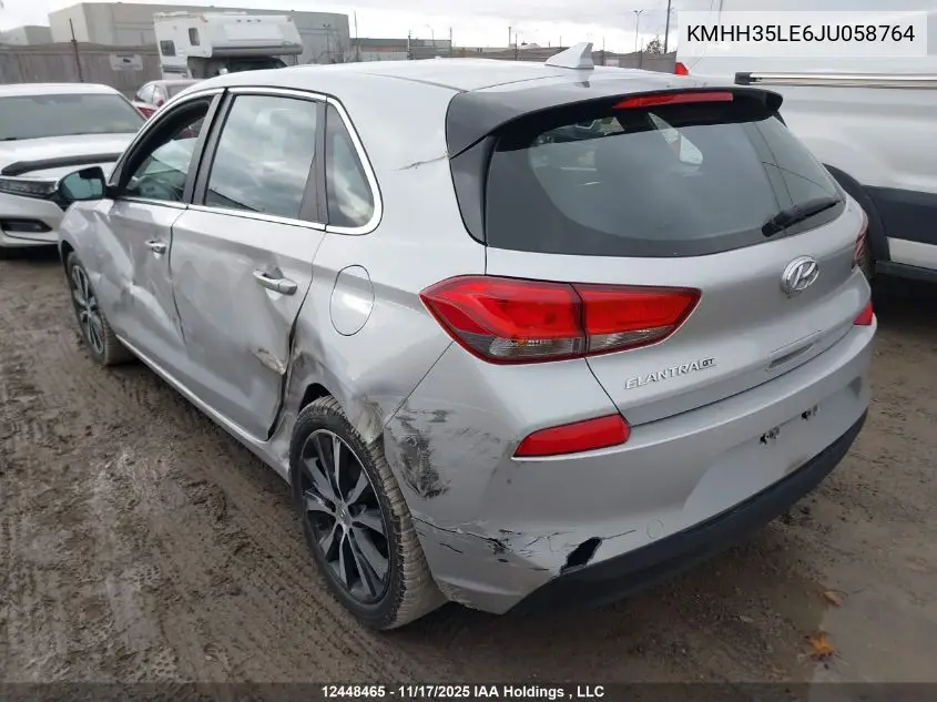 KMHH35LE6JU058764 2018 Hyundai Elantra Gt