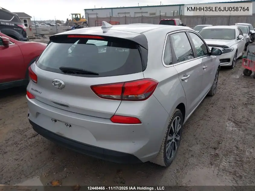 KMHH35LE6JU058764 2018 Hyundai Elantra Gt