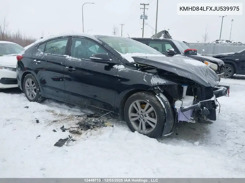 KMHD84LFXJU539975 2018 Hyundai Elantra Gl