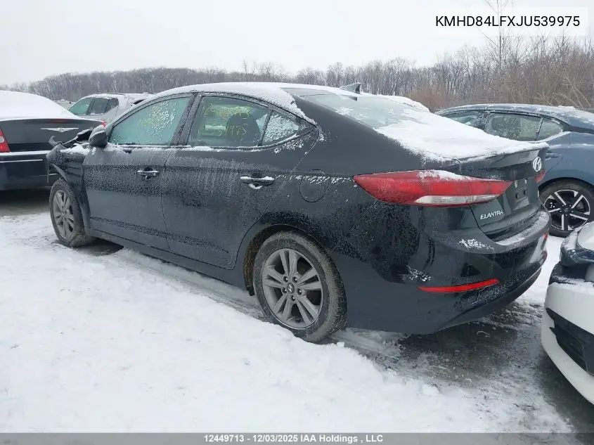 KMHD84LFXJU539975 2018 Hyundai Elantra Gl