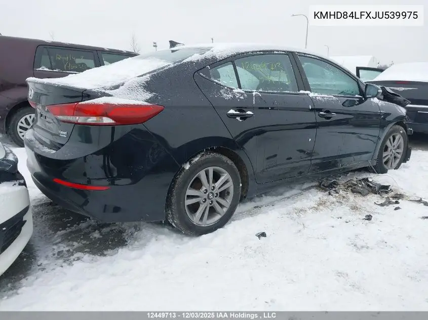 KMHD84LFXJU539975 2018 Hyundai Elantra Gl