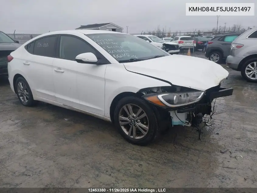 KMHD84LF5JU621497 2018 Hyundai Elantra Sel/Value/Limited