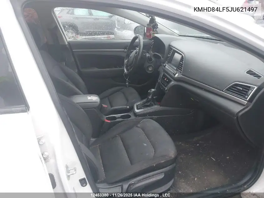 KMHD84LF5JU621497 2018 Hyundai Elantra Sel/Value/Limited