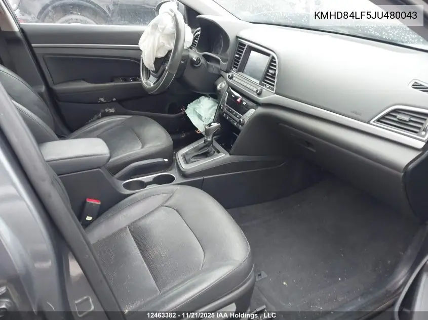 KMHD84LF5JU480043 2018 Hyundai Elantra Gls