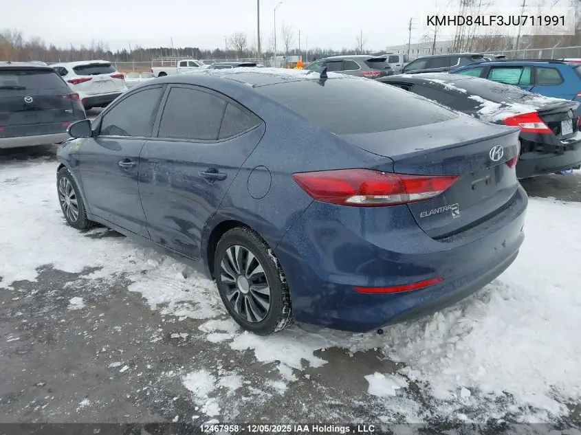KMHD84LF3JU711991 2018 Hyundai Elantra