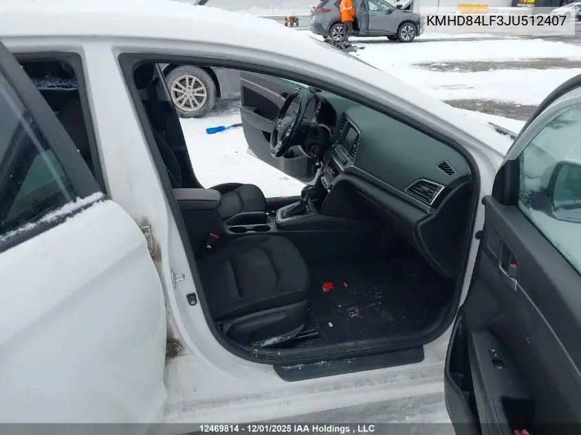 KMHD84LF3JU512407 2018 Hyundai Elantra Gl