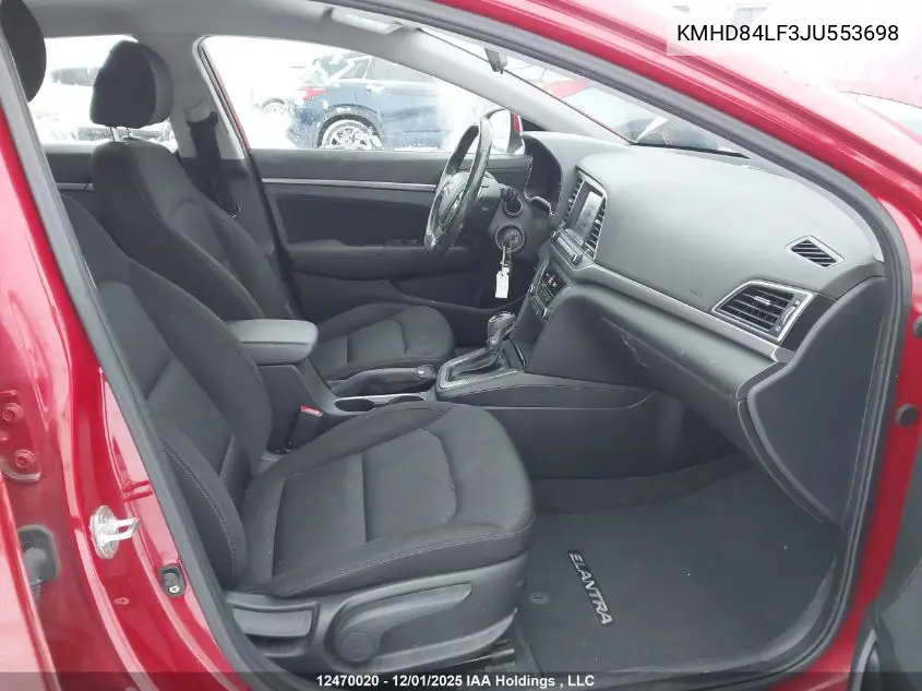 KMHD84LF3JU553698 2018 Hyundai Elantra Gl
