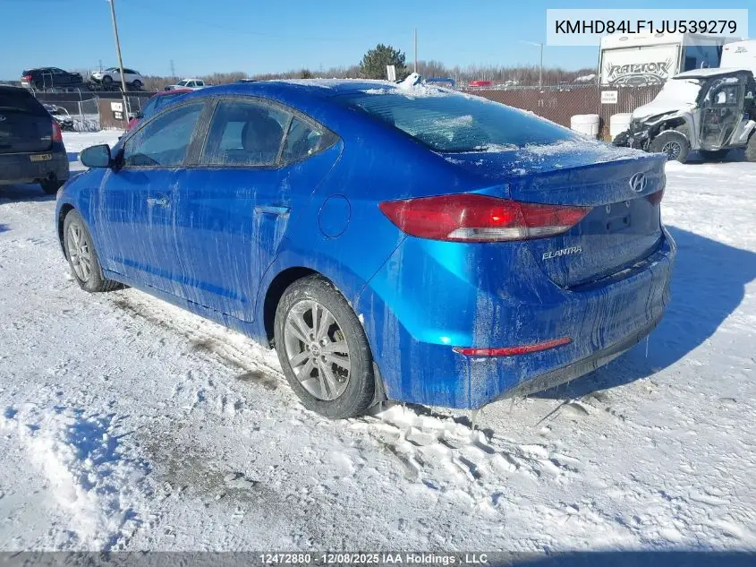 KMHD84LF1JU539279 2018 Hyundai Elantra Sel/Value/Limited