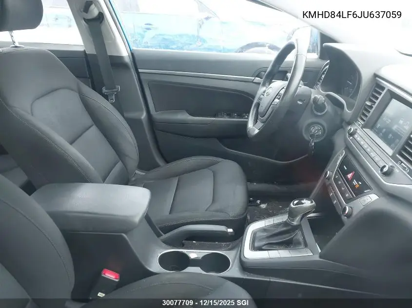 KMHD84LF6JU637059 2018 Hyundai Elantra Sel/Value/Limited