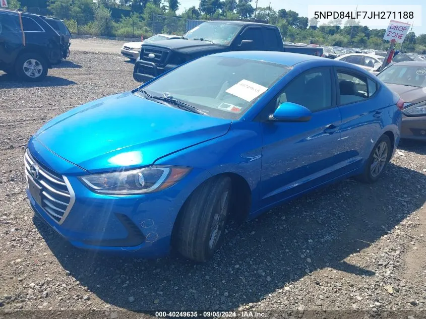 5NPD84LF7JH271188 2018 Hyundai Elantra Sel/Value/Limited