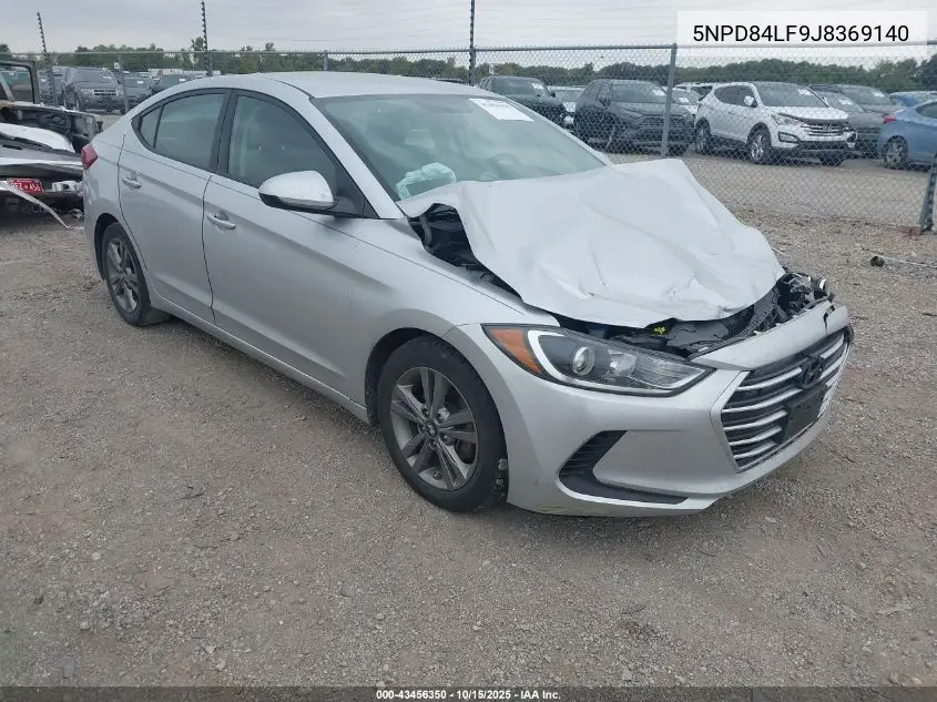 5NPD84LF9JH369140 2018 Hyundai Elantra Sel